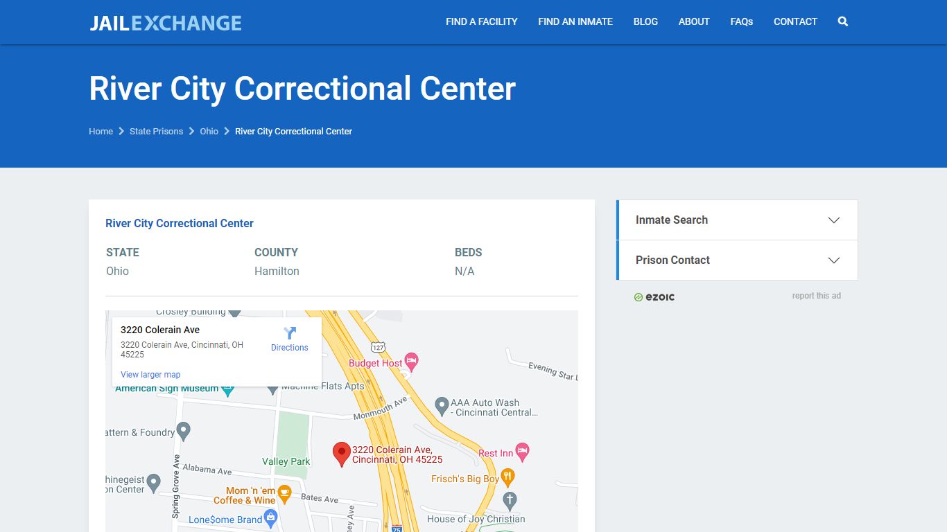 River City Correctional Center Prisoner Search | Visitation, Mail, FAQ ...